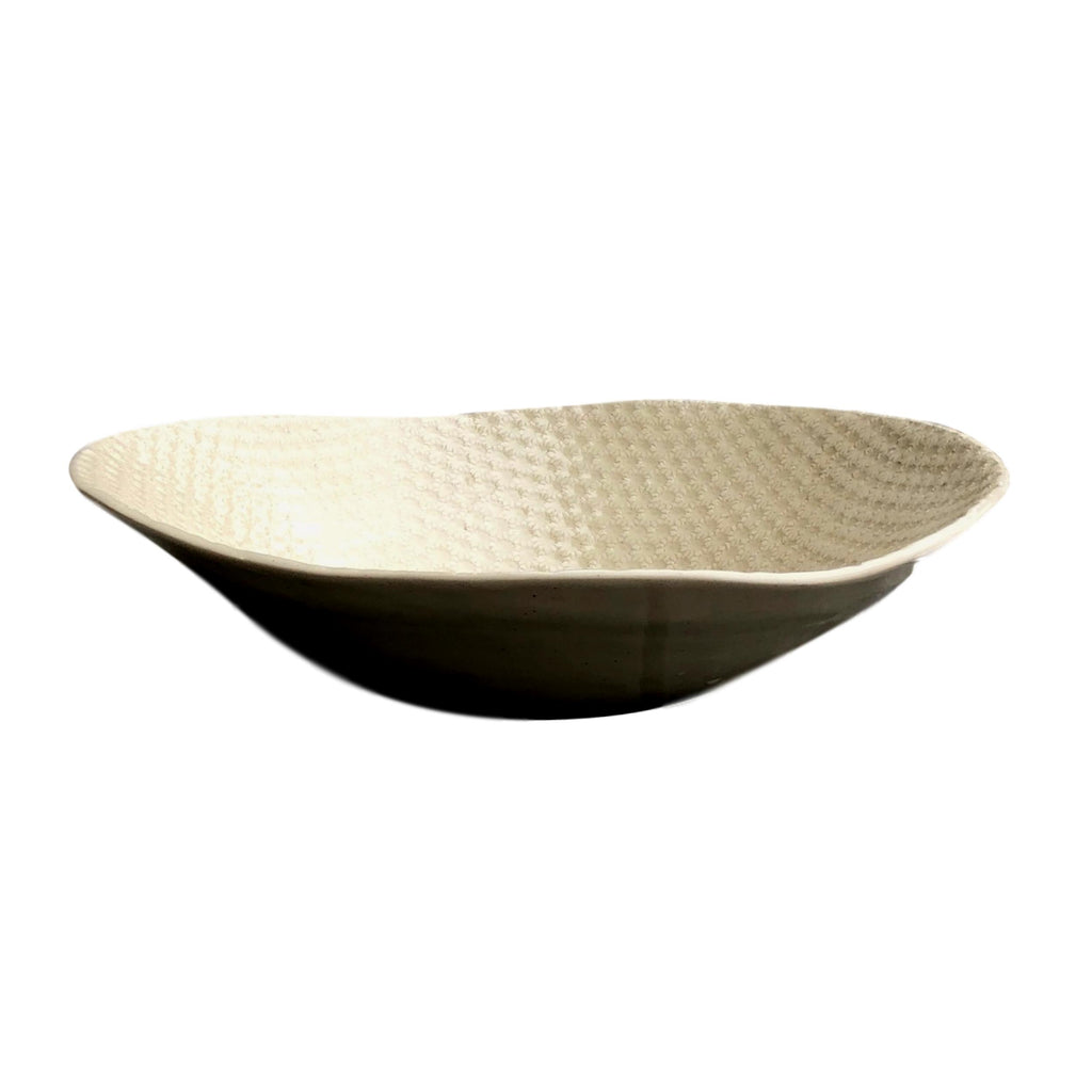 Wonki Ware - Round Salad Bowl - Smoke - Large  tabletop - PasParTou