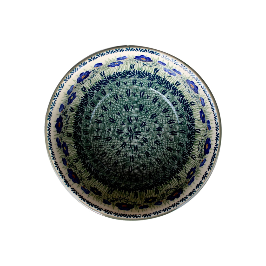 Meadow - Large Fluted Serving Bowl  Polish Ceramics - PasParTou