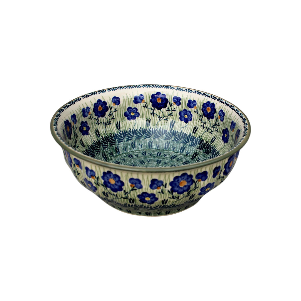 Meadow - Large Fluted Serving Bowl  Polish Ceramics - PasParTou