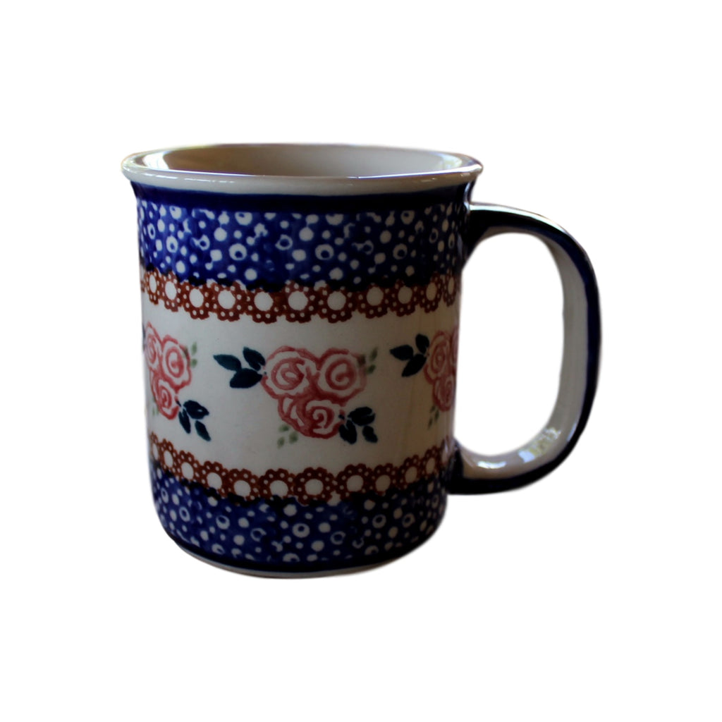 Red Rose - Straight Mug  Polish Ceramics - PasParTou