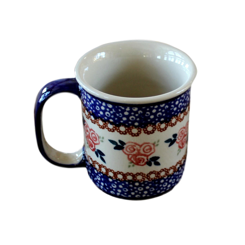 Red Rose - Straight Mug  Polish Ceramics - PasParTou