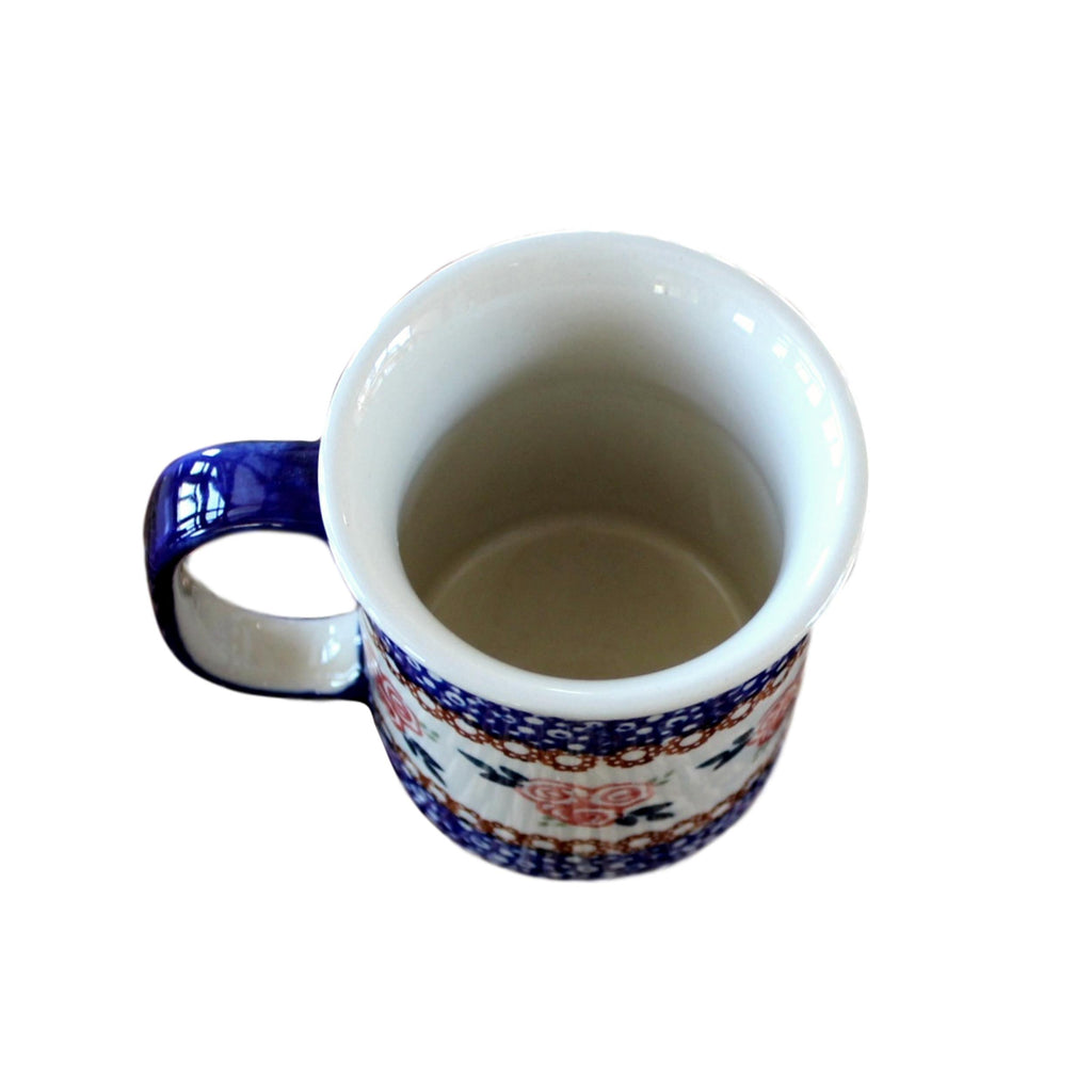 Red Rose - Straight Mug  Polish Ceramics - PasParTou