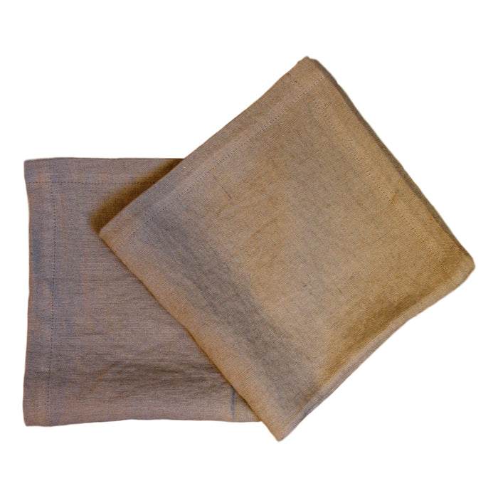 Napkins - Lt. Grey Softwashed Linen  napkins - PasParTou