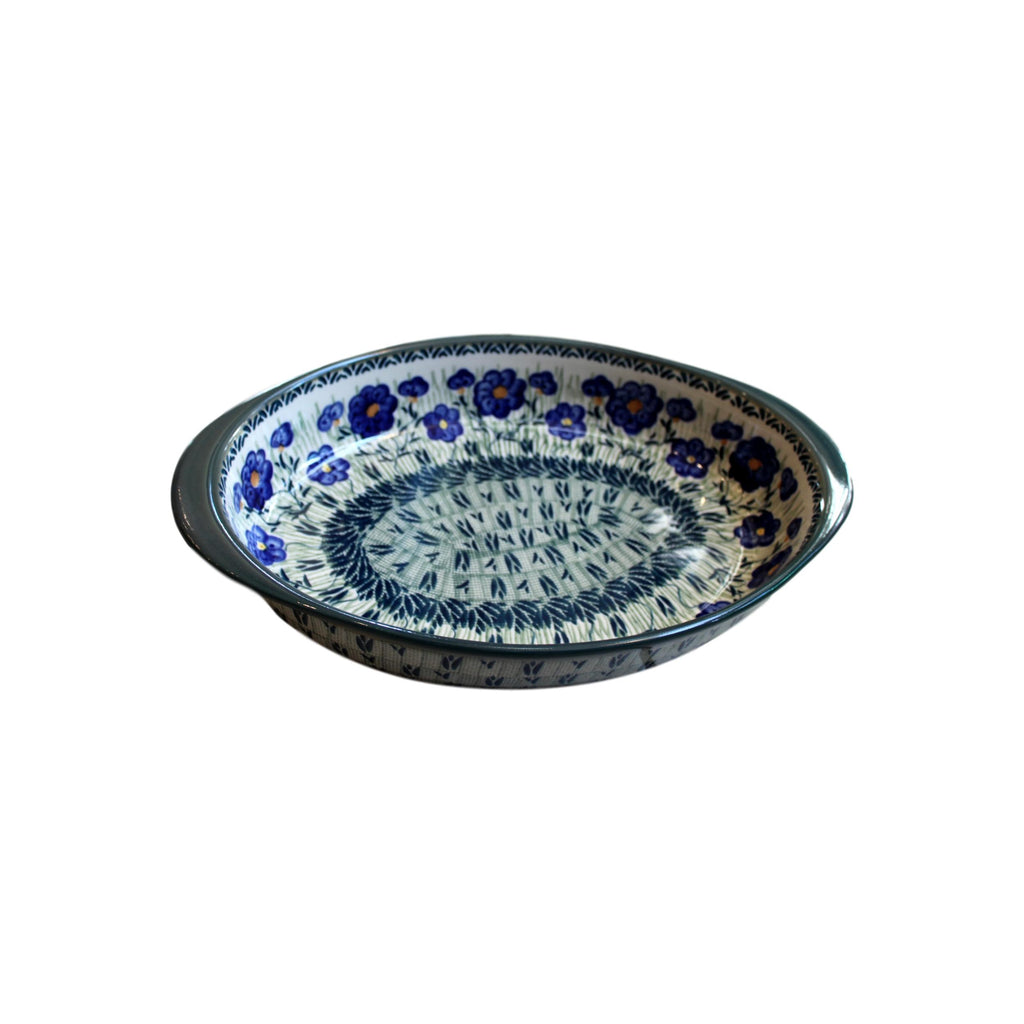 Meadow - Medium Oval Baker  Polish Ceramics - PasParTou