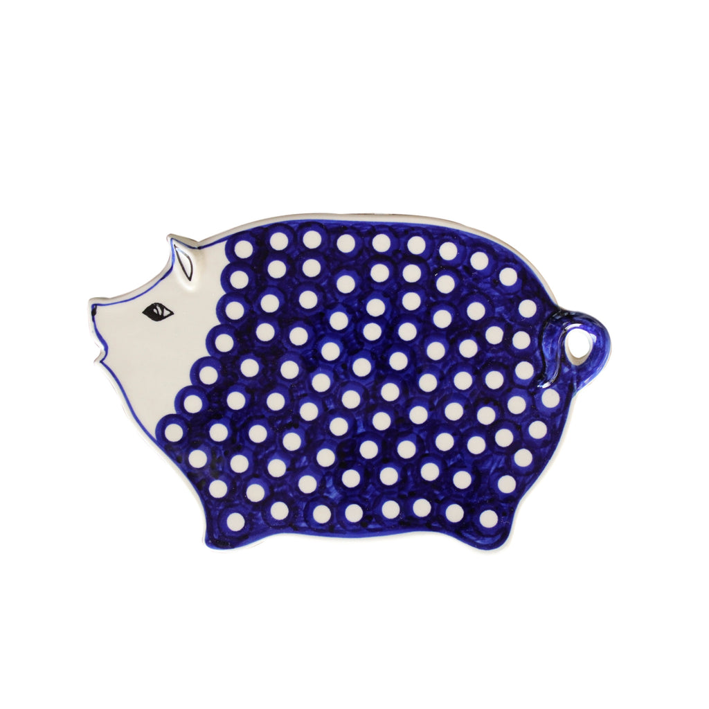 Dots - Cutting Board Piggy  Polish Ceramics - PasParTou