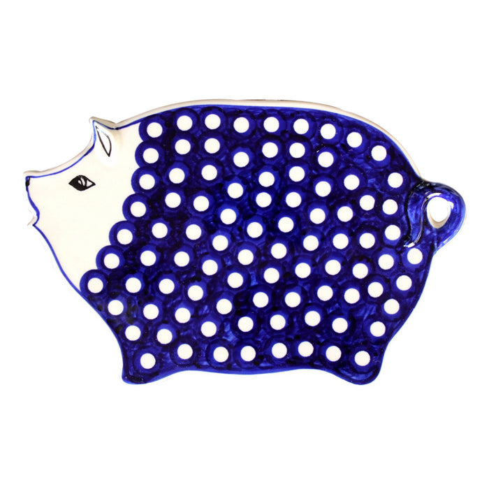 Dots - Cutting Board Piggy  Polish Ceramics - PasParTou