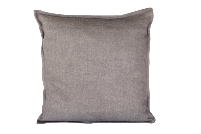 Pillow Softwashed Linen Dark Grey 16" x 16"  Pillows - PasParTou