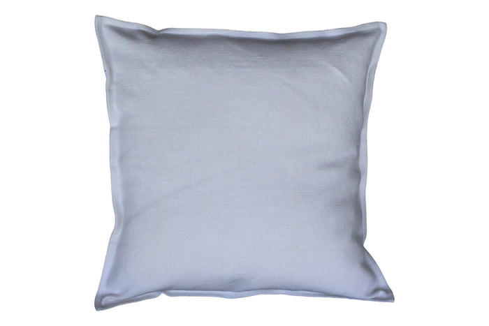 Pillow Softwashed Linen Light Blue 16 x 16"  Pillows - PasParTou