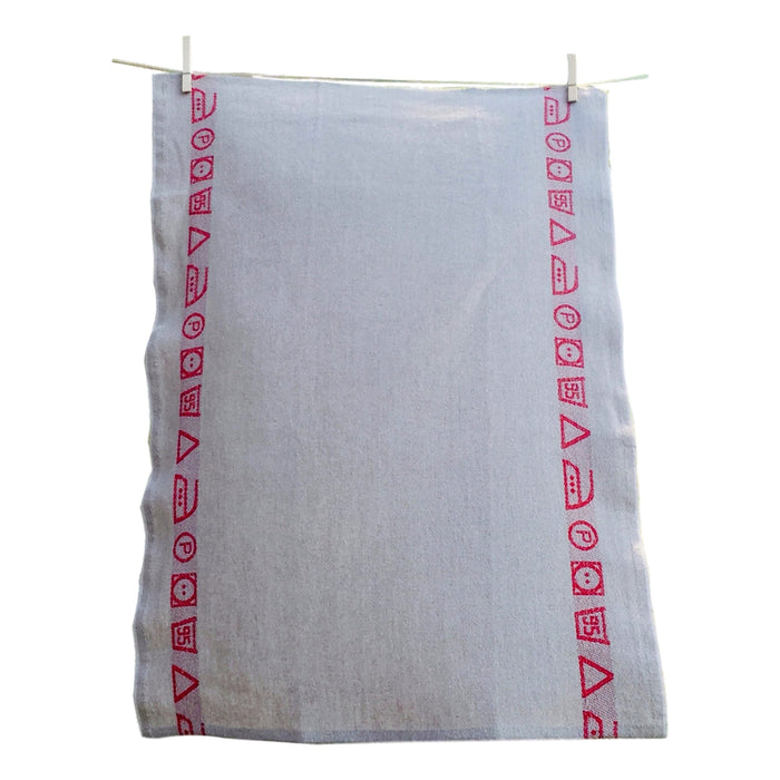 Teatowel - "Code Entretien" Red  teatowel - PasParTou