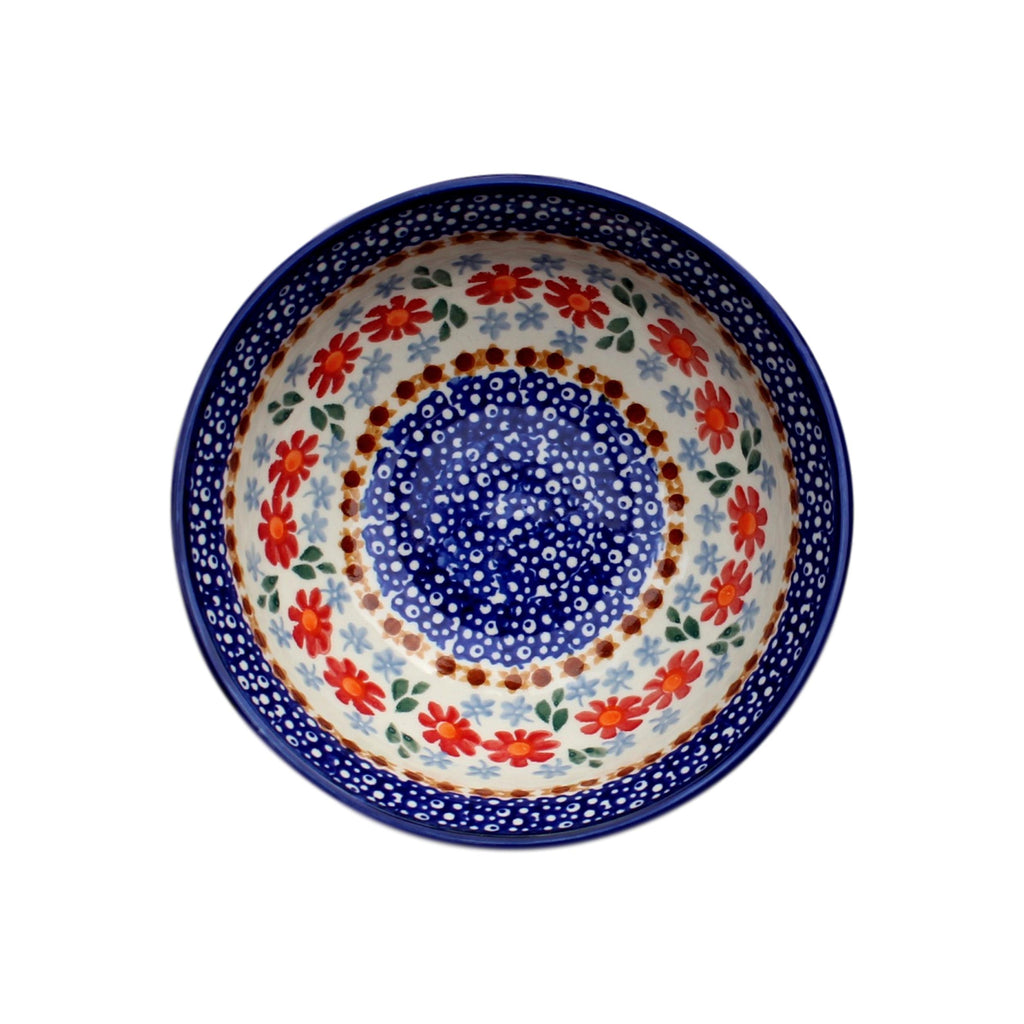 Country Floral - Salad Bowl  Polish Ceramics - PasParTou