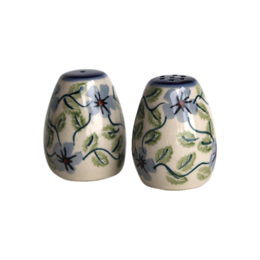 Spring Floral - Salt&Pepper Shakers - Egg Shape  Polish Ceramics - PasParTou