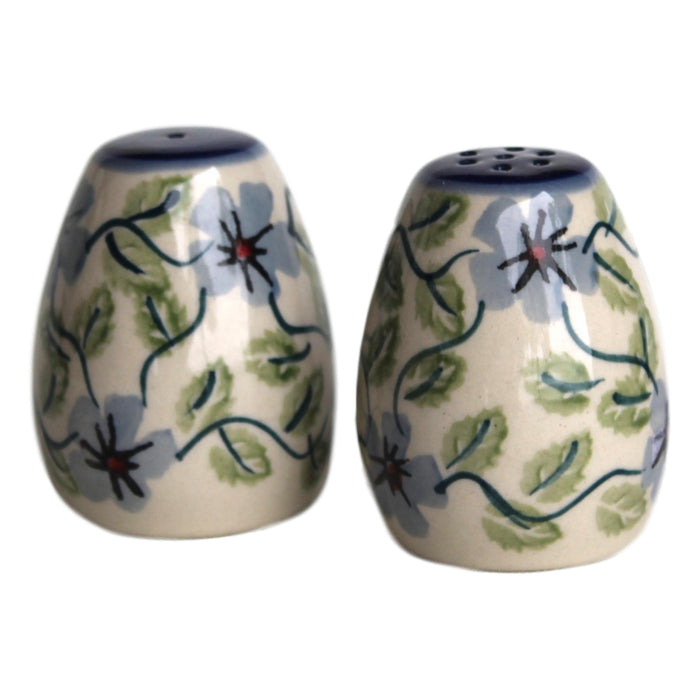 Spring Floral - Salt&Pepper Shakers - Egg Shape  Polish Ceramics - PasParTou