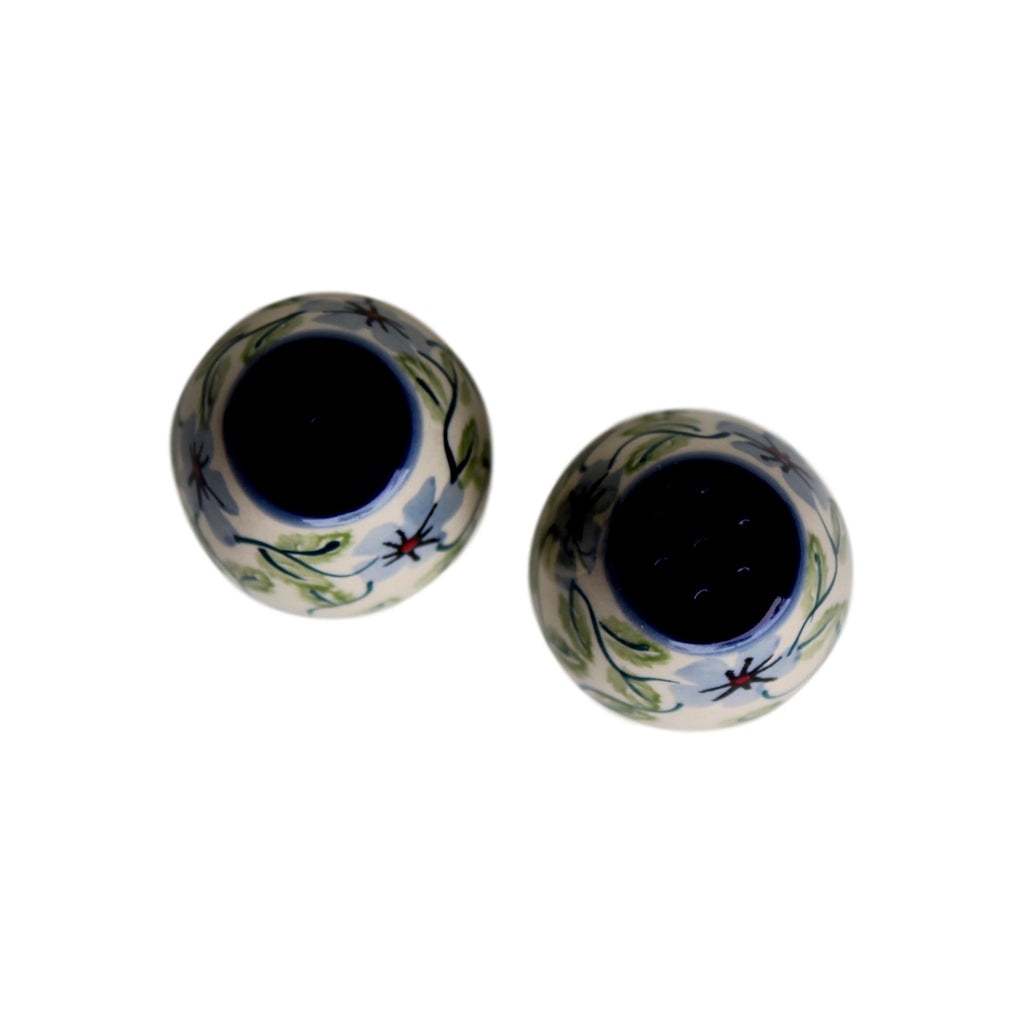 Spring Floral - Salt&Pepper Shakers - Egg Shape  Polish Ceramics - PasParTou