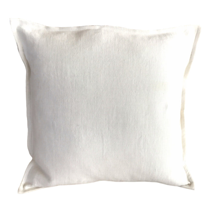 Pillow Soft Washed Linen Off White 20 x 20  Pillows - PasParTou