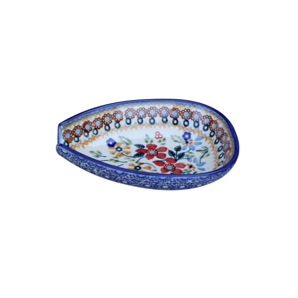 Harvest Floral 2 - Spoon Holder  Polish Ceramics - PasParTou