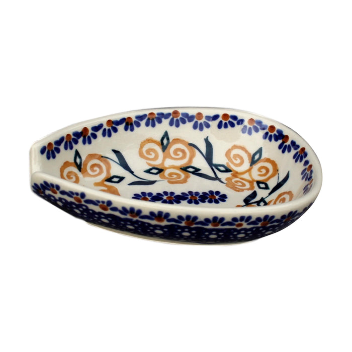 Golden Rose - Spoon Holder  Polish Ceramics - PasParTou