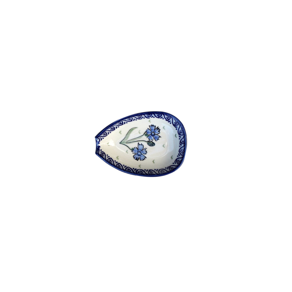 Blue Dahlia - Spoon Holder  Polish Ceramics - PasParTou