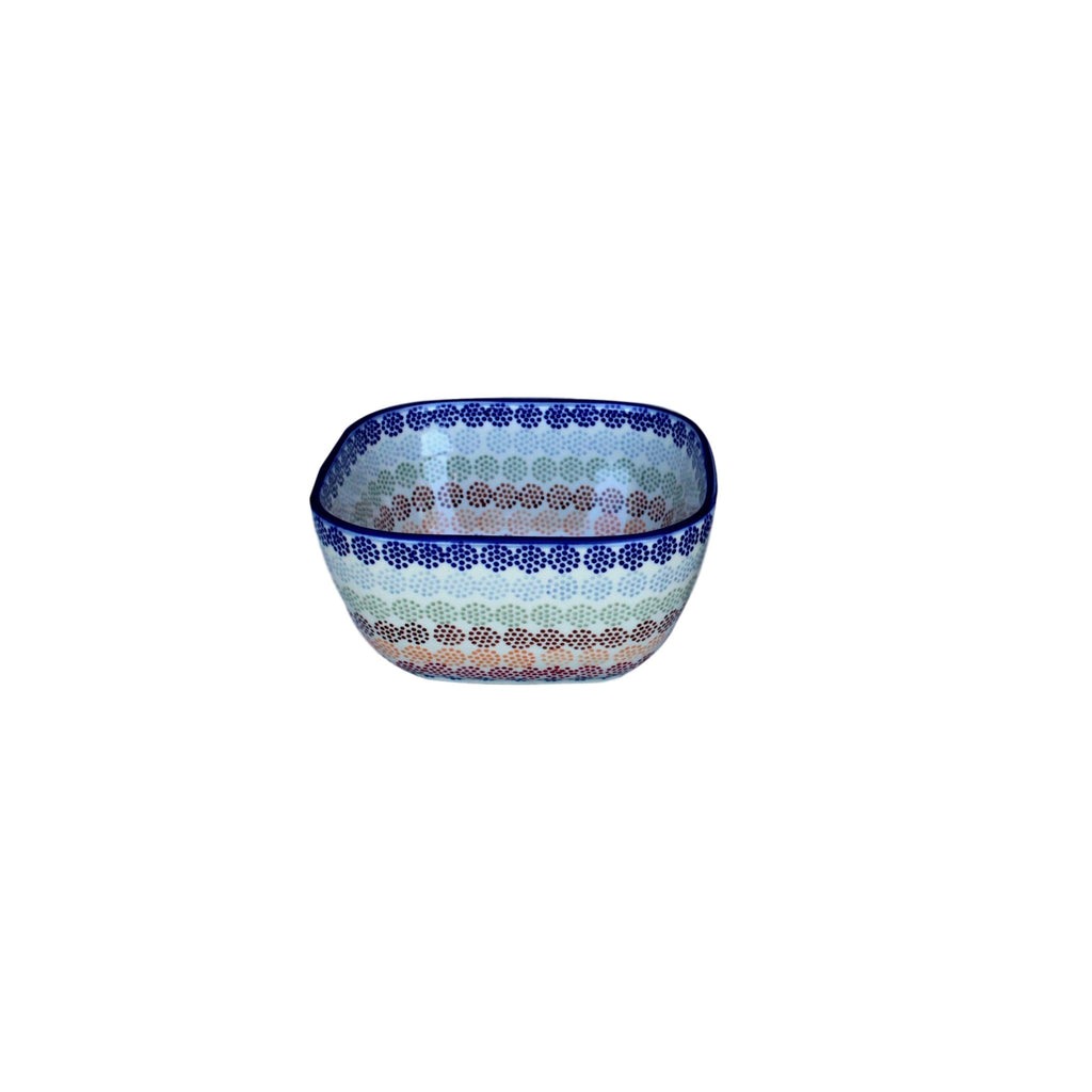 Pattern - Large Square Bowl  Polish Ceramics - PasParTou