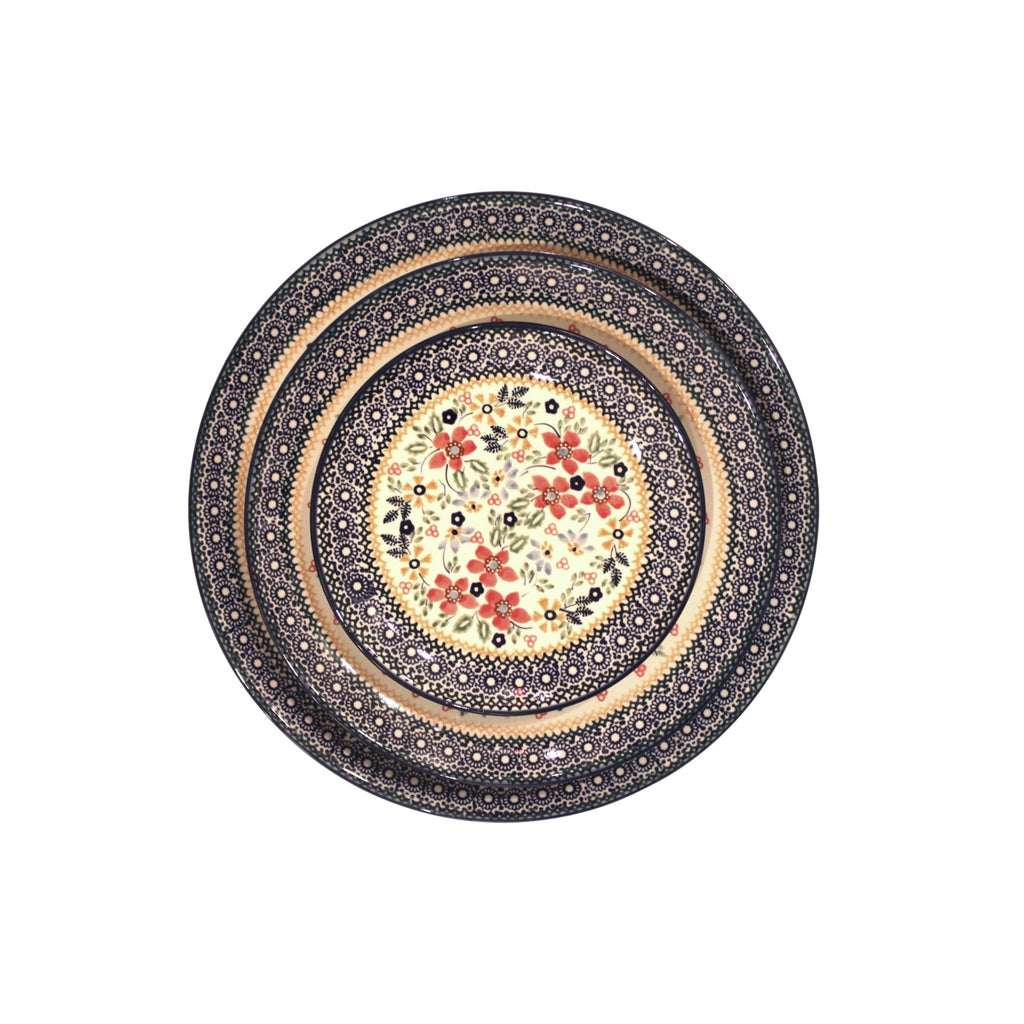 Harvest Floral - Dessert Plate  Polish Ceramics - PasParTou