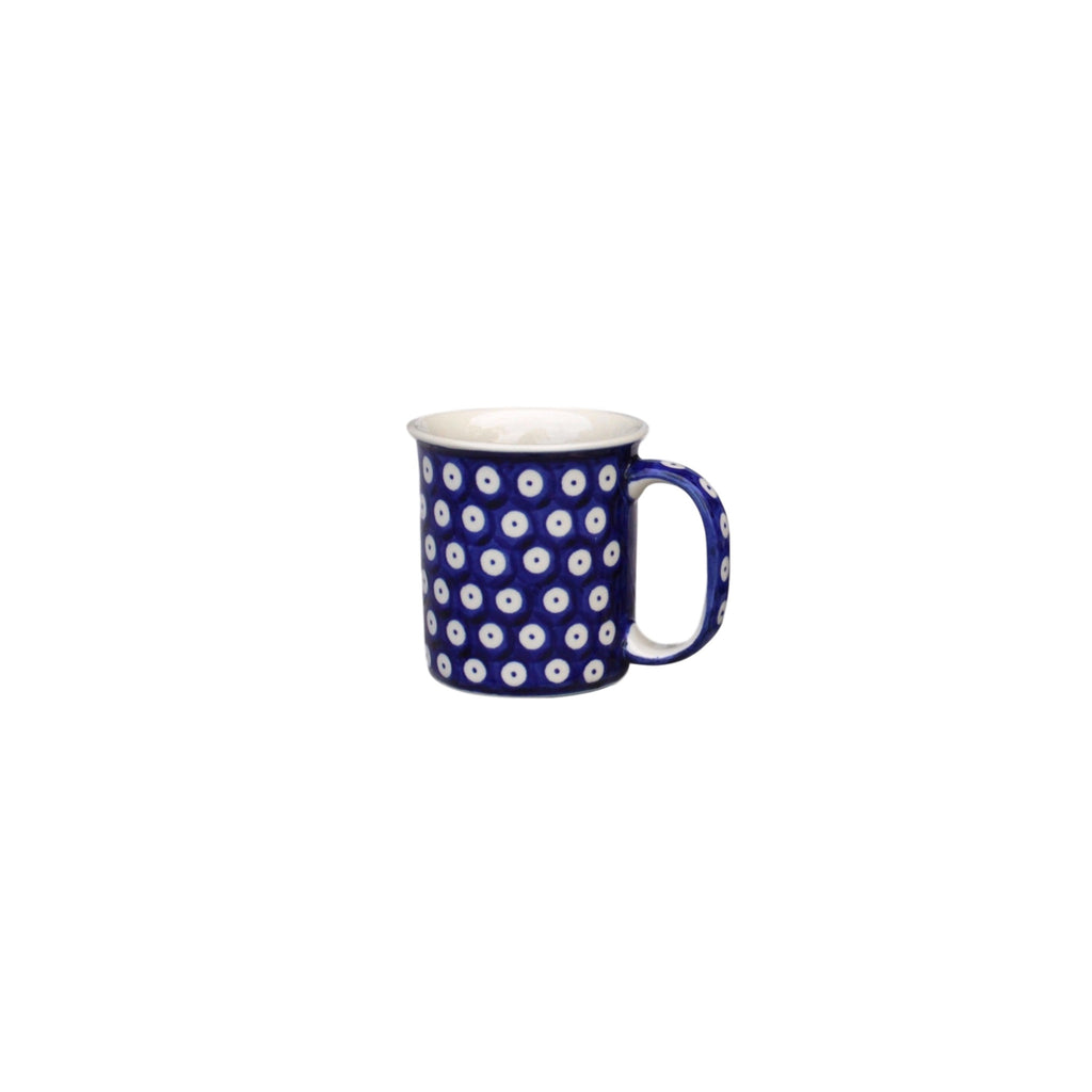 Dots in Dots - Classic Handled Mug  Polish Ceramics - PasParTou