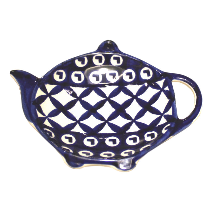 Lattice - Tea bag Holder  Polish Ceramics - PasParTou
