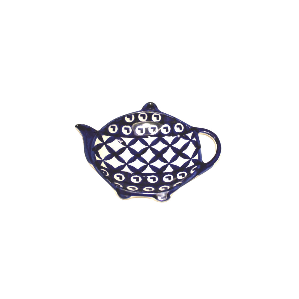 Lattice - Tea bag Holder  Polish Ceramics - PasParTou