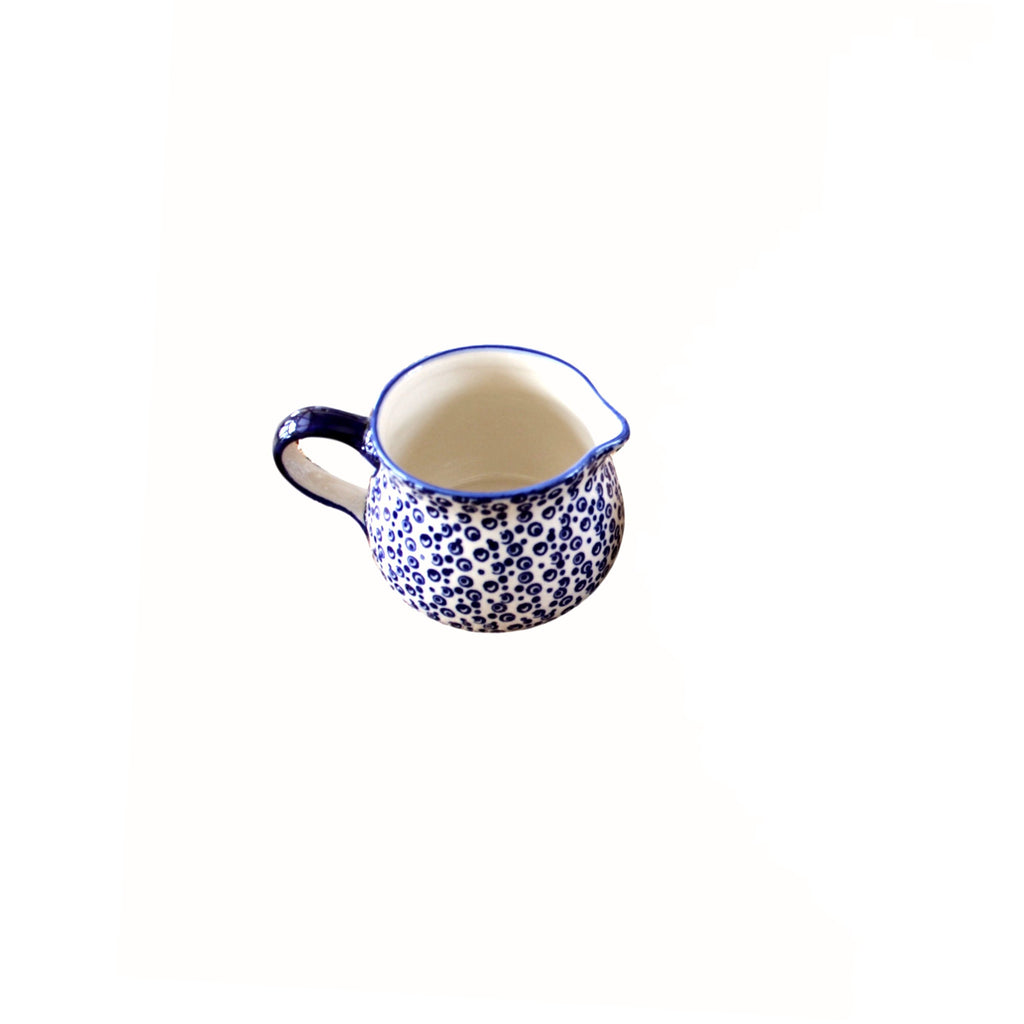 Tiny Blue Bubbles - Medium Jug  Polish Ceramics - PasParTou
