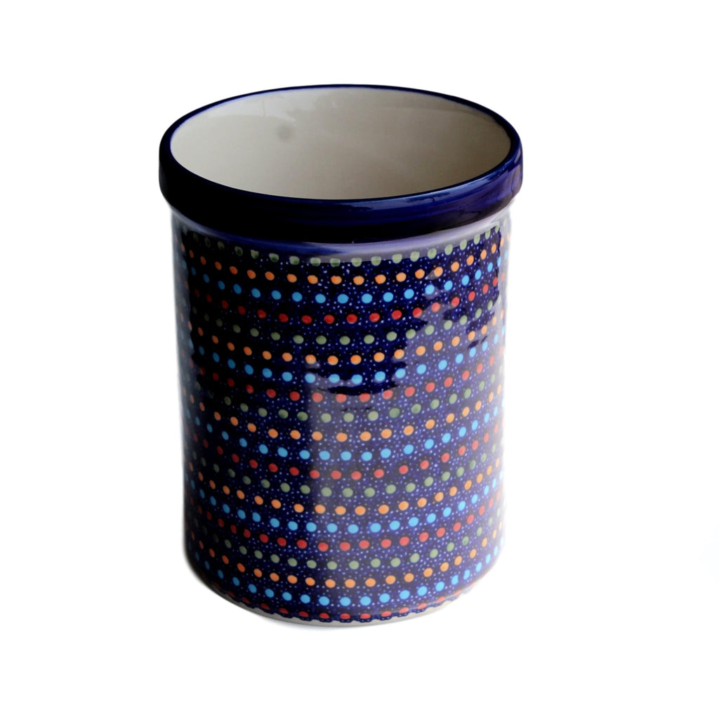 Multi Dots - Utensil Holder  Polish Ceramics - PasParTou