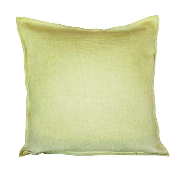 Pillow Soft Washed Linen Light Green 16 x 16"  Pillows - PasParTou