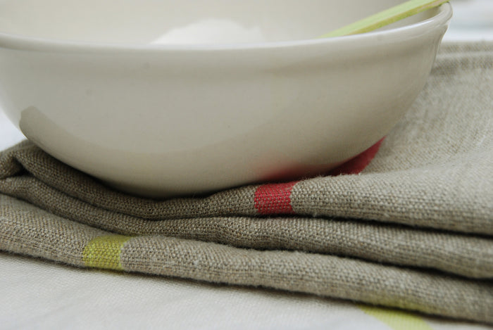 Tablecloth - Rainbow/Natural  tablecloth - PasParTou